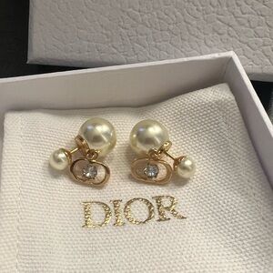 Christian Dior Tribales with Crystal Gem Stud